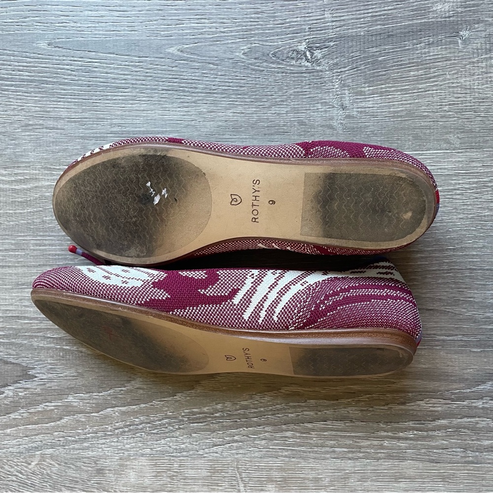 Rothy’s Botanical Burgundy Flats - Picture 5 of 5
